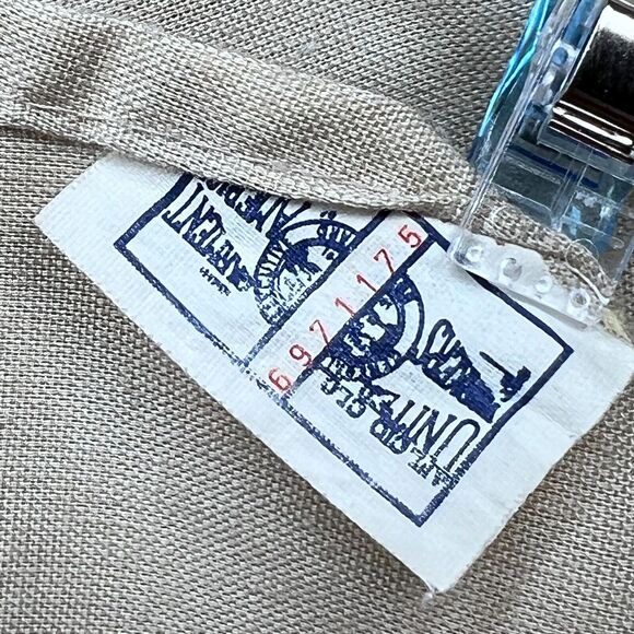 Setlo Wear Shirt Mens Large (16-16.5) Beige Tan USA Union Made Rancher Workwear - Picture 5 of 10